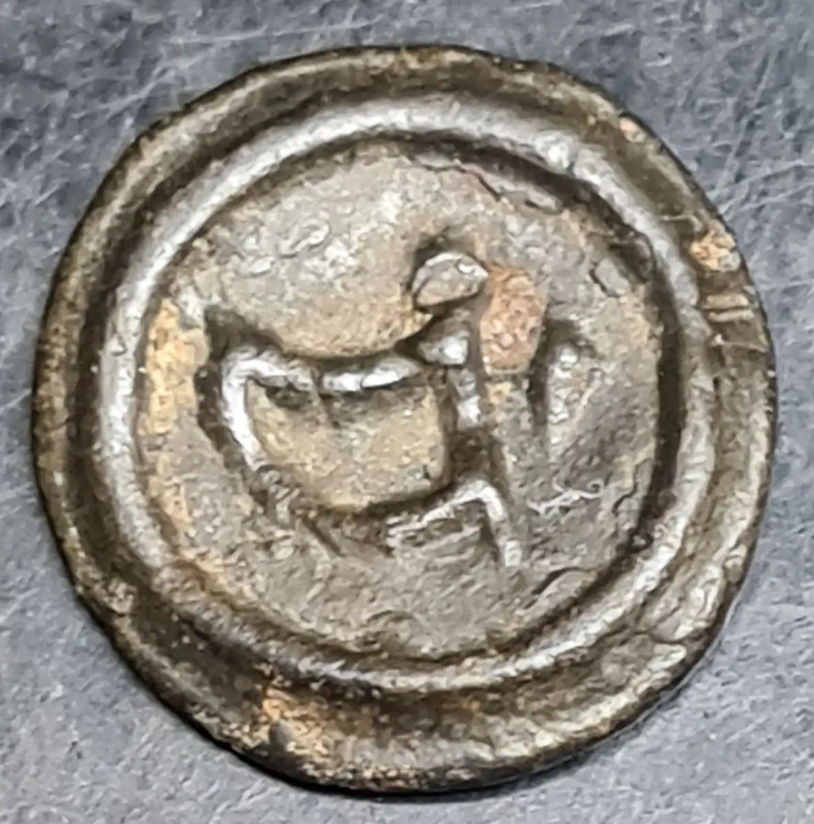 Unknown-Coin,-Token,-Blob-Of-Copper?